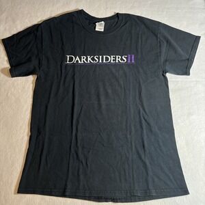 Rare Darksiders 2 Promo Video game T‎ Shirt Size L Black Purple